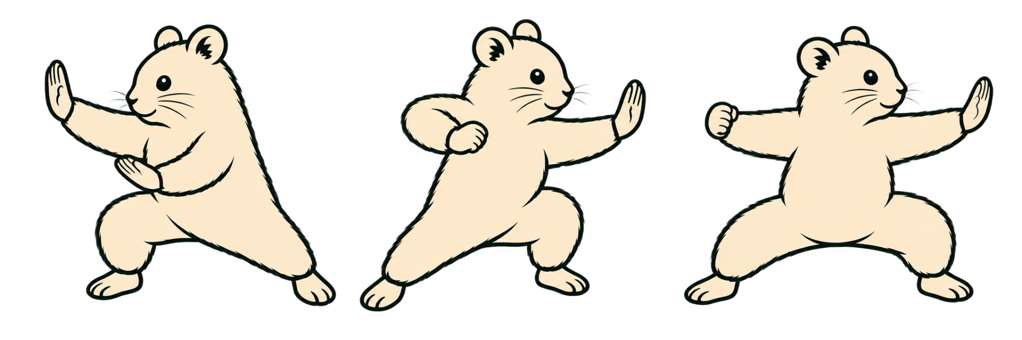 Tai Chi hamsters