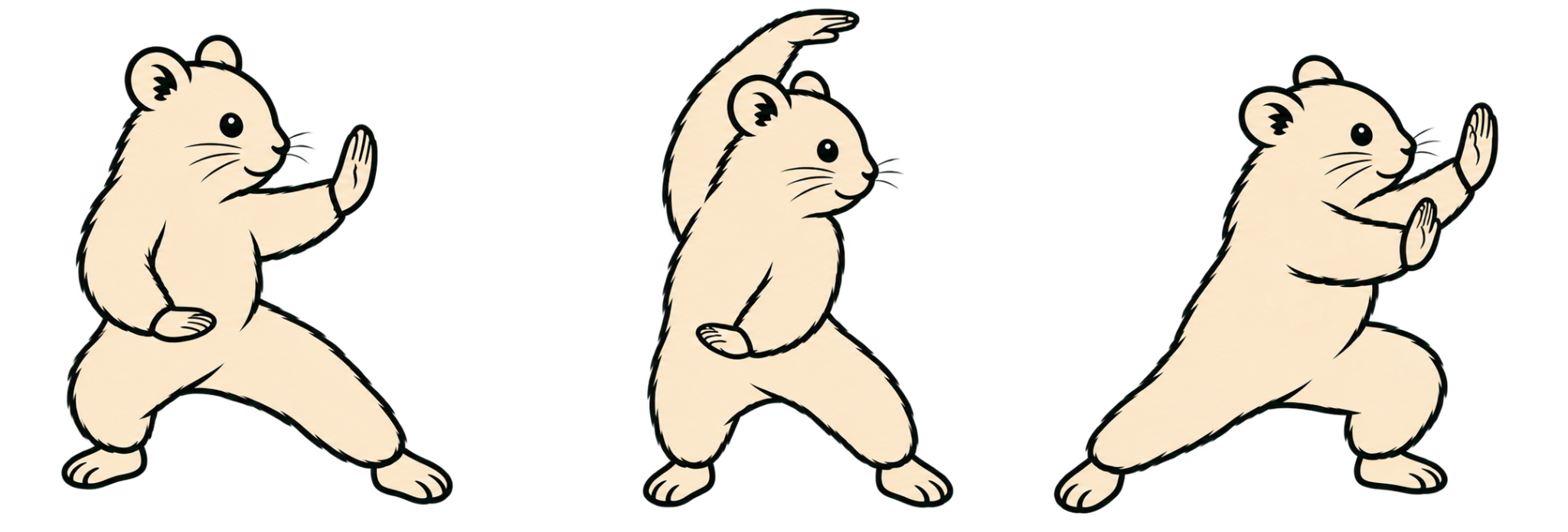 Tai Chi hamsters